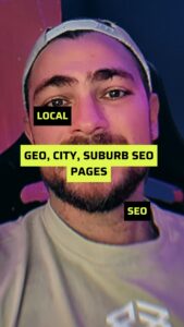 vertical thumbnail geo, city, suburb seo pages