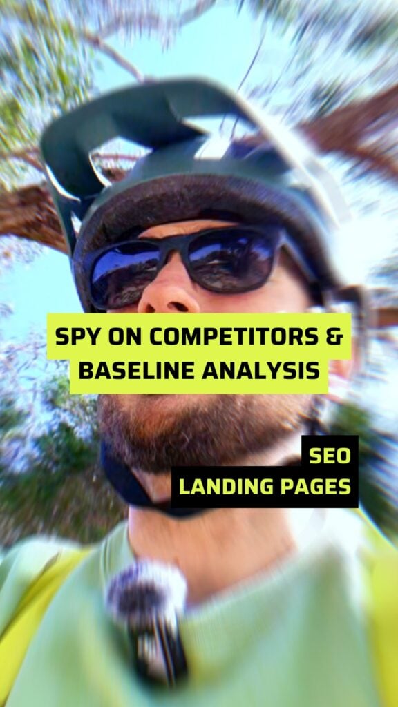 vertical thumbnail spy on competitors & baseline analysis