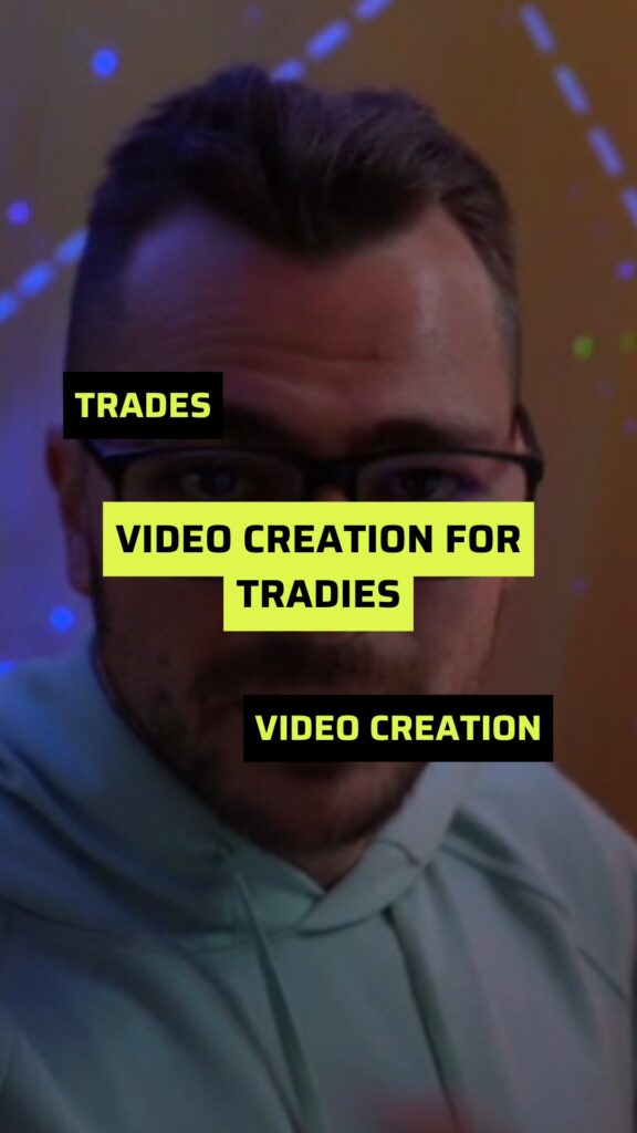 vertical thumbnail video creation for tradies